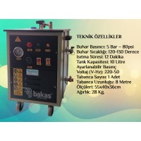 Buharlı Oto Yıkama Makinası 10 Litre