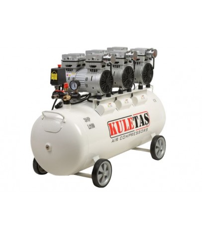 Kuletaş Süper Sessiz Yağsız Kompresör 100 Litre
