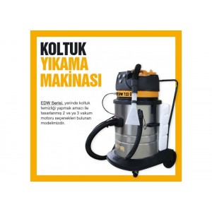 Safran Koltuk Yıkama Makinası 3 Motorlu 1 Püskürtmeli 3600 W EDW-723